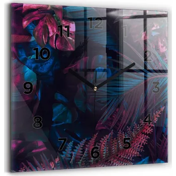 Hodiny Nástěnné hodiny Wallfluent černé 30 cm