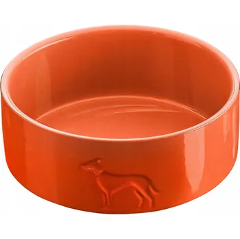 Miska pro psa Hunter Keramická miska pro psa Glazed oranžová 550 ml