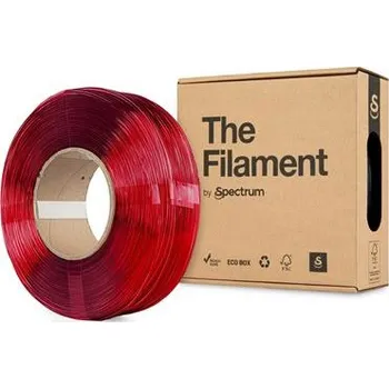 Filament Spectrum The Filament ReFill PETG 1.75mm TRANSPARENT RED 1kg