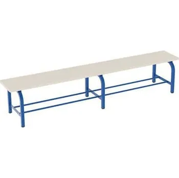 Zahradní lavice Lavice Lada s roštem, 200 cm, modrá