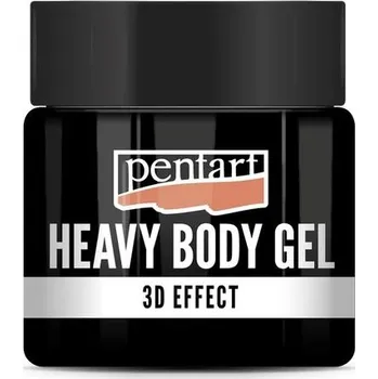 Speciální výtvarná barva Pentart Black Glossy Heavy Body Gel