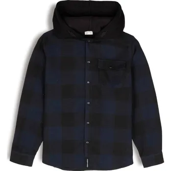 Chlapecké oblečení GATE Kostkovaná košile s kapucí 3Y 824-0097/783