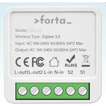 vypínač Relé Zásuvka Spínač ZigBee DVOJITÝ TUYA Zigbee2MQTT ZHA
