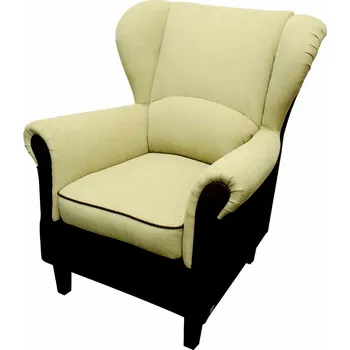 Křeslo Křeslo ušák LUKAS II. s bederním prošitím, český výrobek