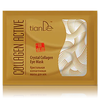 Pleťová maska tianDe Křišťálová kolagenová maska na oční víčka