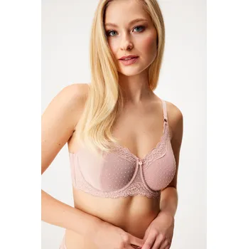 Podprsenka Zmenšující podprsenka Midnight Plum nevyztužená