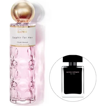 Dámský parfém SAPHIR - SAPHIR for Her, inspirováno Narciso Rodriguez for her (200ml), vůně pro dámy