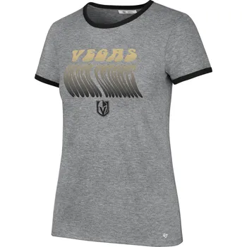 Dámské tričko Dámské tričko Vegas Golden Knights NHL Letter Ringer Velikost: M