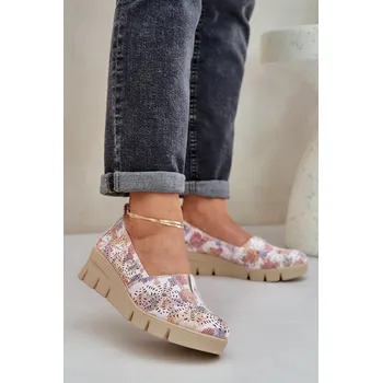 Dámské polobotky Dámské polobotky RMR23109D-7 Béžová mix - Jezzi béžová-mix barev 38