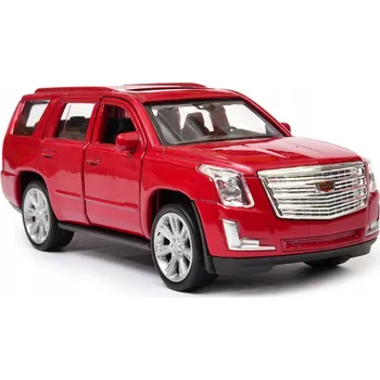 autíčko Cadillac Escalade 2017 kovový model v sakli 1:34 -39 Welly Nex červený