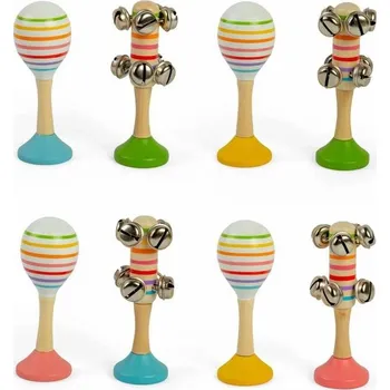 Bigjigs Toys Sada Rumba koule a rolničky