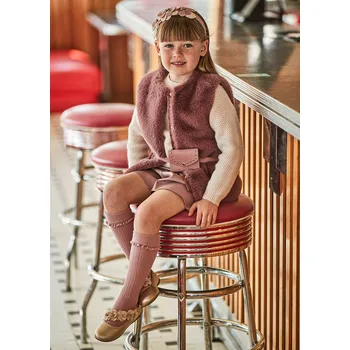 Dívčí kraťasy Koženkové sukňové kraťasy Mayoral - 1404907076 Veľkosť: 98