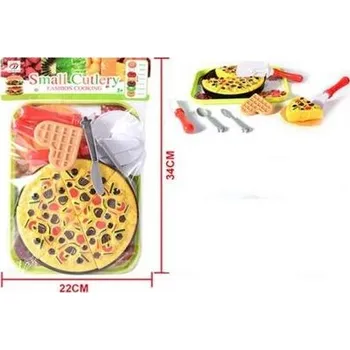 Dětská kuchyňka Sada potravin pizza/dort varianta 1 pizza
