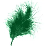 Peří Marabu 876407-10 tmavě zelené 10 ks
