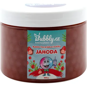 Bubbly.cz Práskací kuličky do Bubble Tea 500 g, jahoda