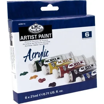 Vodová barva Sada akrylových barev Royal & Langnickel / 6 dílná