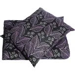 Povlečení z mikrovlákna s bavlněným efektem prodloužené GALINA fialové