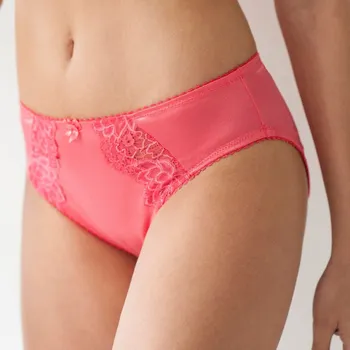 Kalhotky Blancheporte Sada 2 klasických kalhotek skrajkou Cerignola zn. Confidence Lingerie® ibišek+broskvová 52/54