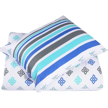 Povlečení Bavlněné povlečení BASIC prodloužené GLENA tyrkysové