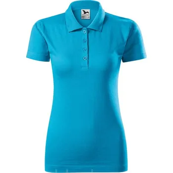 Dámská polokošile MALFINI SINGLE J., barva tyrkysová, velikost M