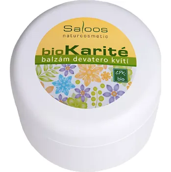 Masážní přípravek SALOOS BioKarité Devatero kvítí 250ml (Pro masáže před a po fyzické zátěži)