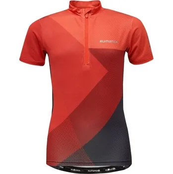 cyklistický dres Klimatex ENZO Dětský cyklodres s krátkým rukávem, červená, 122