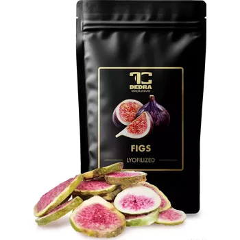 Sušené ovoce Mrazem sušené ovoce, lyofilizované plátky VELKÉ KŘUPAVÉ FÍKY 50gr