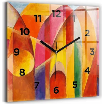 Hodiny Nástěnné hodiny Wallfluent červené 30 cm