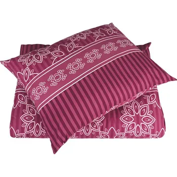 Povlečení Povlečení mikrosatén prodloužené KATORA vínové