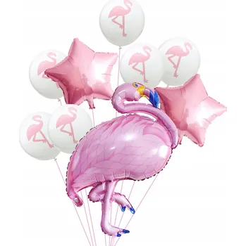 Balónek Růžový balónek sada 9 ks