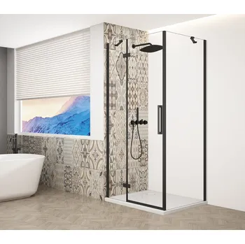 Gelco TRINITY BLACK obdélníkový sprchový kout 900x1000mm, čiré sklo, levé GT5610-90CL-B
