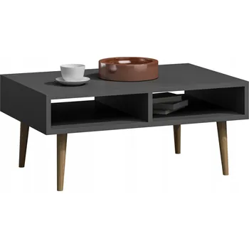 Konferenční stolek Konferenční stolek ISLA antracit, moderní skandinávský styl, loft, retro
