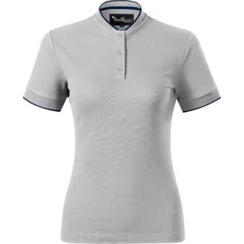 Dámské tričko Dámská polokošile MALFINI DIAMOND, barva silver šedá, velikost 2XL