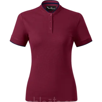 Dámská móda Dámská polokošile MALFINI DIAMOND, barva garnet, velikost XL