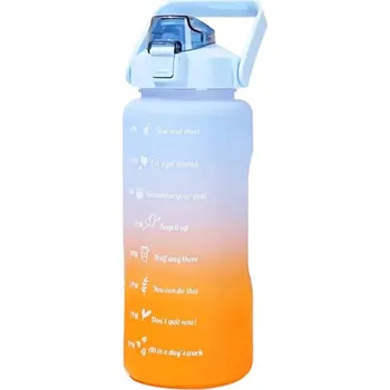 Láhev Motivační sportovní láhev 2l, různé barvy Barva: Světle modrá