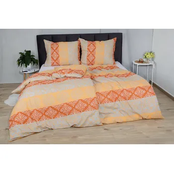 Povlečení Bavlněné povlečení BASIC 4dílné BLANDA broskvové