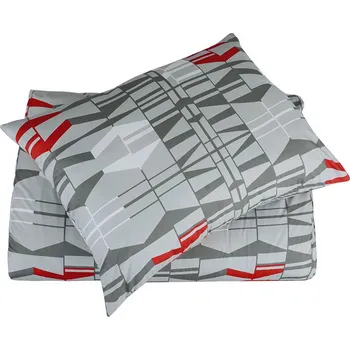 Povlečení Povlečení mikrosatén prodloužené MENTO červené