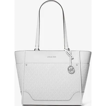 Michael Kors Harrison large kabelka logo bílá