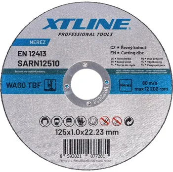 Řezný kotouč Kotouč řezný na kov a nerez 115x1 XTLINE