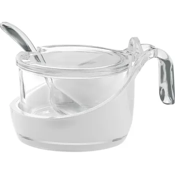 Cukřenka Guzzini, Cukřenka Two-tone s malou lžičkou transparentní - Formadore