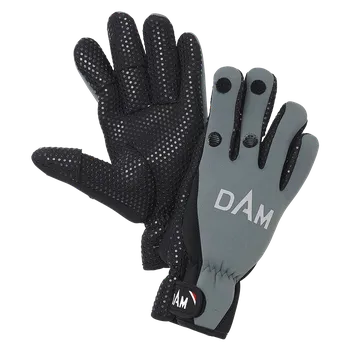 Rybářské oblečení Dam Rukavice Neoprene Fighter Glove Black Grey Barva: BLACK/GREY, Velikost: XL