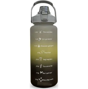 Láhev Motivační sportovní láhev 2l, různé barvy Barva: Šedá