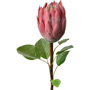 umělá květina Růžová umělá dekorace květina Protea - 10*10*65 cm