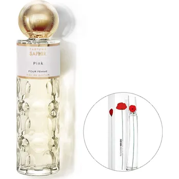 Dámský parfém SAPHIR - Pink, inspirováno Kenzo Flower by Kenzo (200ml), vůně pro dámy