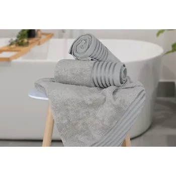 Bytový textil Ručník modal VELA šedý