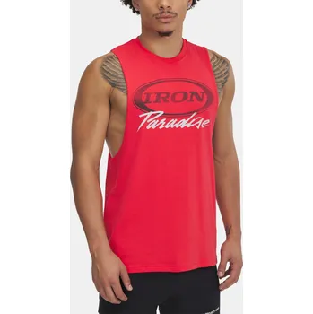 Pánské tílko Under Armour Pjt Rock Iron Tank 1389935-989 Červená 4XL