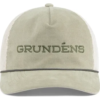 Grundéns Kšiltovka Cord Wordmark Trucker Light Olive