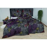 Povlečení z mikrovlákna s bavlněným efektem WELA černé