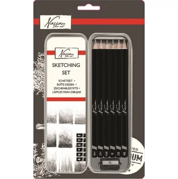 Umělecký štětec Set na skicování Nassau Fine Art 8 dílny