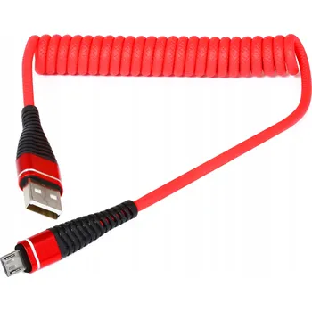 Datový kabel Kabel Interlook USB - microUSB typ B 1 m červený